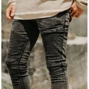 Celana Bikers Riders Polos Panjang Jeans Bikers Polos Skinny fit - Denim Terbaru