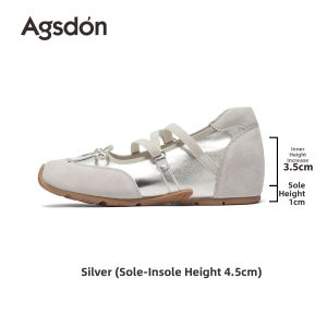 Agsdon | Invisible Height Increasing Soft Bottom Womens Ballet Flats