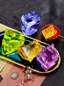 Jelly Wax Squeezing Toy Sealing Wax Seal Set Kids Handmade DIY Material Kit Boy Girl Decompression Artifact Mars Wax Grain Cartoon Mold Epoxy Silicone Electric Furnace Birthday Gift 9