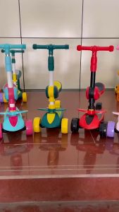 Xe trượt scooter có ghế cho trẻ em đa chức năng 3 trong 1 – cho bé từ 1 đến 7 tuổi bé trai và bé gái