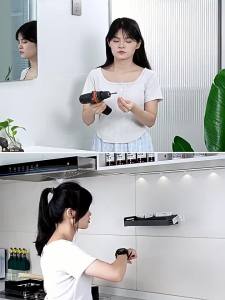 Giá Đỡ Khăn Không Cần Khoan Chống Trượt