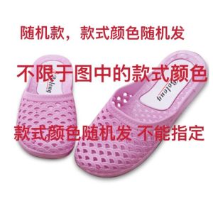 Internet Hot Slippers Female Male Summer Interior Home Flats Soft Bottom Bathroom Non Slip Bath For Home Outwear Casual Slippers