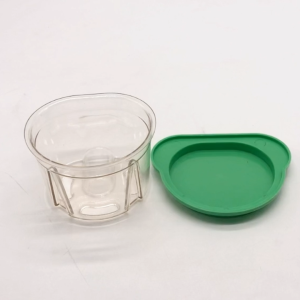 1PC Dental Lab Agar Duplicating Flask Transparent Green Plastic Denture Model Box Lab Equipment Tool