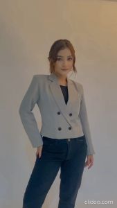BLAZER CROOP - BLAZER TRENDY 2023 - B10 - BLAZER BOLDEN