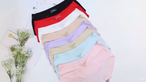(7-15 Years) Kids Girls Ice Silk Panties Teenage Underwear Children Soft