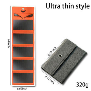 JMUYTOP Solar panel 5V Portable Foldable Waterproof For cell phone power bank Charger outdoor camping True wattage not false