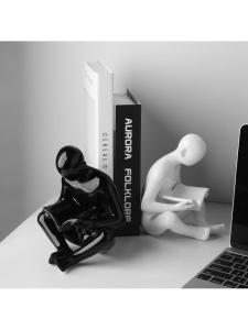 FENGHONGTAO | Creative Modern Luxe Office Decor Abstract Figure Bookends Ornament