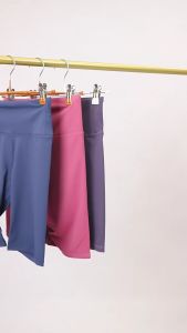 [Knh Go Shop] High Waist Workout Seamless Yoga Shorts Women Sport Shorts Running Cycling Shorts P60