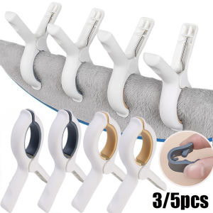 3/5Pcs Large Quilt Clip Plastic Strong Windproof Sheet Clip Reusable Fixed Anti-Skid Clotheshorse