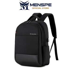 MENSPE Student Backpack Fashion Backpack Large Capacity 15.6-inch Laptop Backpack Portable Commuting Leisure Bag Travel Laptop Backpack Waterproof Business Student Bag