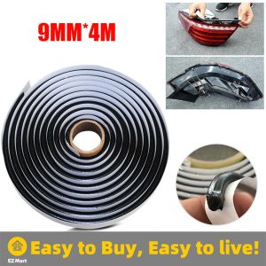 【Fast Shipping】 4m Butyl Rubber Glue Headlight Sealant Retrofit Reseal Hid Headlamps Taillight Shield Glue Tapes Car Door Seal Accessories Headlight-Sealant-9MM