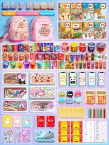 New Mini School Bag for Little Girls Birthday Gift Miniature Toy