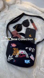 Mini Totebag Tote bag Kanvas Wanita Slingbag Tas Selempang Kecil SPNB ILY