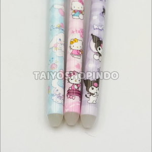 TAIYO Erasable Pen Karakter Satuan Pulpen Bisa Dihapus Perlengkapan Sekolah Alat Tulis Stationery