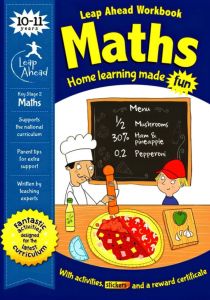 (Age10 - 11) Maths Workbook แบบฝึกหัด เลข คณิต เด็ก อายุ 10-11 ปี Leap Ahead