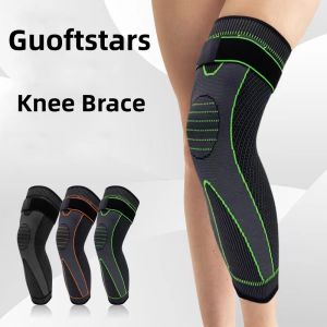 Guoftstars 1 Pair Long Knee Guard Knee Support for Knee Pain Work Running Basketball Joint Pain Knee Compression Sleeve