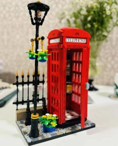 Ideas Red London Telephone Box Building Blocks Sets Classic British symbol Bricks Toys For Adult Children Gifts Home Décor