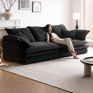 SHENGNIWEIER | Ghế Sofa Vải Linen Lanh Vintage Dễ Giặt