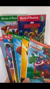 31 หนังสือ Marvel Avengers Marvel World of Reading Pre1+L1+L2 สำหรับเด็ด 1 ปี อ่านเซอร์ไทย