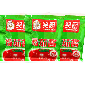 Xinjiang XiaoChu Tomato Sauce Small Pack 30g*10 Bags Home Commercial Use No Additives Tomato Paste  Tomato Flavor