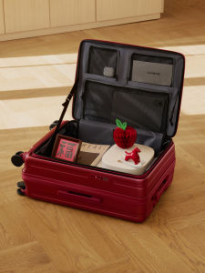 ROAMING | Wedding Companion Red Lateral Opening Suitcase 20 Inches