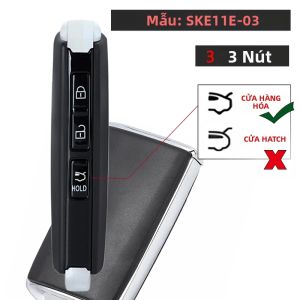 KEYECU WAZSKE13E03 TAYJ-67-5DYB 433 MHz ID49 Chip Keyless-Go Chìa Khóa Xe Từ Xa Thông Minh Fob Cho Mazda CX-5 CX-9 2019-2023