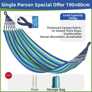 QIZHOU | Outdoor Indoor Anti-Slip Reinforced Double Hammock