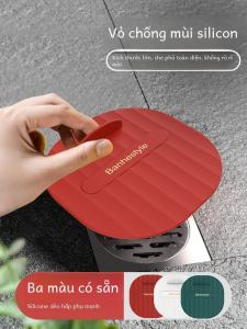 Bathroom Drain Cover Odor Eliminator Silicone Anti-Bug Flood Prevention Sewer Smell Preventer Family Personal Cleaning Tool