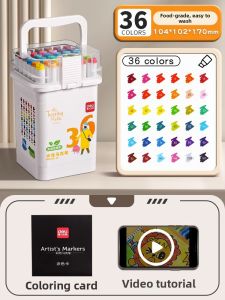 deli | Food Grade Safe Non-toxic Drawing Marker for Kids
