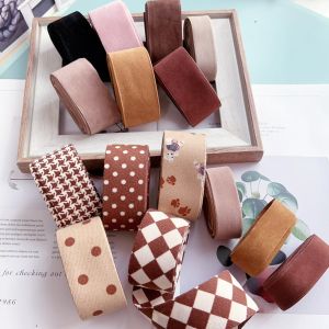 Vật Liệu Phụ Kiện Tóc Nơ Bướm Thủ Công Cộng Đồng DIY Mumumu Dây Vải Hai Mặt Thu Đông Dòng Sản Phẩm Meirad Nhung Nhẹ