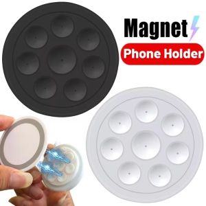 Nam châm Silicone điện thoại giá hút đỡ cốc không cần tay đứng cho Apple MagSafe nam châm mạnh miếng hít
