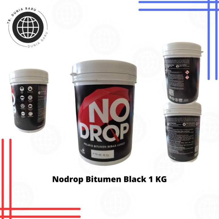 Cat No Drop Bitumen Black Nodrop 1 kg Pelapis Bitumen Anti Bocor