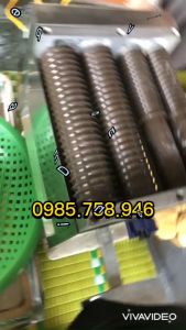 Máy vo viên bánh nhãn chạy điện  . MÁy làm kẹo nhãn 12mm (12Ly ) .