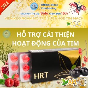 [NSF1111 Giảm 111K] HRT APLGO Viên Ngậm Tế Bào Gốc – Hộp 30 Viên Ngậm Hỗ Trợ Tim Mạch