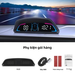 Màn Hình Hiển Thị Thông Minh Kỹ Thuật Số HUD B3 OBD2 Đa Chức Năng: Đồng Hồ Tốc Độ Đồng Hồ Tua Máy Nhiệt Độ Nước Điện Áp Mức Tiêu Hao Nhiên Liệu Báo Động An Ninh Cho Ô Tô