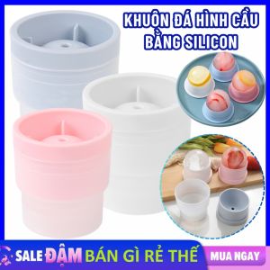 Khuôn Silicon Làm Đá Thạch Trà Sữa Rau Câu Socola Hình Cầu Có Nắp Đậy - Khuôn Làm Đá Viên BI TRÒN - Khay Đá Viên Hình Cầu Tiện Lợi Cao Cấp Trang Trí Đồ Uống