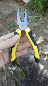 Kìm Đa Năng BOSI TOOLS 160mm (6 inch) Cán Vàng Đen - Tay Cầm Chống Trượt Hỗ Trợ Sửa Chữa Đồ Điện