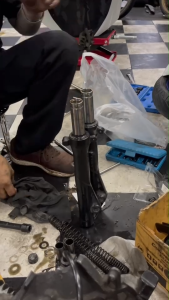 ชุดสปริงโหลดโช๊คหน้า ตรงรุ่น LEAD 125 Giorno Pcx150-160 1.5 นิ้ว / 2.0 นิ้ว นุ่มหนึบ สินค้าตรงรุ่น (แยกซื้อได้)