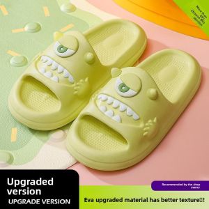 MONLEYTA | Adorable Monster Slippers Soft Thick Bottom Anti-Slip Bath Slippers For Men And Women Home Indoor Summer New Style EVA Slippers