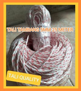 TAMBANG PPD 5MM ( PANJANG 25 METER ) TAMBANG LOSBAK / TALI TRUK