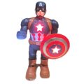 mainan robot captain America  jalan dan suara pakai baterai / robot kapten Amerika. 