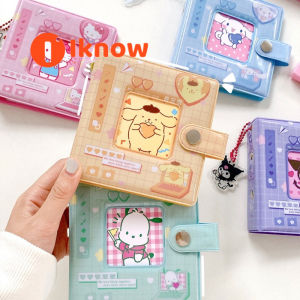 I know 3 Inch Mini Photo Album Binder With Pendant 40 Pockets Photo Storage Cute Sanrio Kuromi Melody Cinnamon Card Holder For KPOP Idol Photocard Collect Book