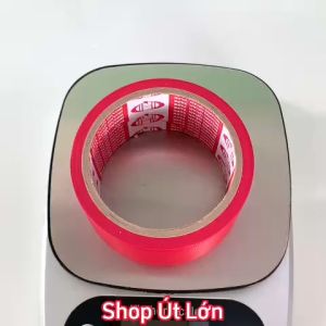 1 Cuộn băng keo simili màu đỏ rộng 4.7cm dài 12 mét lõi giấy 3mm giá tại xưởng