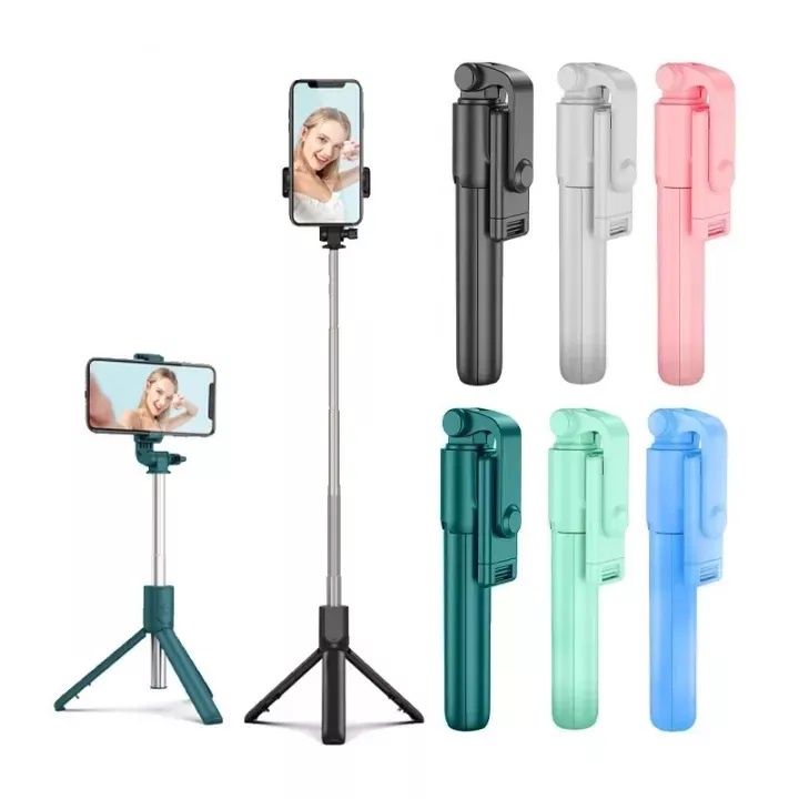 Tongsis Tripod Bluetooth 3in1 Selfie Stick Remote Tripod Mini Tongkat Narsis Monopod Remot Wireless Selfie Stick Cam R1