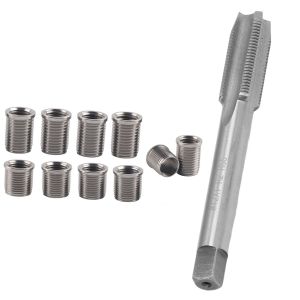 Spark Plug Repair Tool Thread Repair Tool Spark Plug Thread Repair Tool M10x1.0 Bolt + M12x1.0 Tap Auto Accessories Hardware Kit