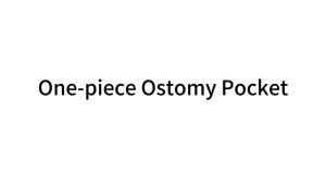10Pcs One-piece System Colostomy Bag Seal Strip Design Stool Bag Cut Size 20-60mm Drainable Pouch