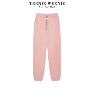 TEENIE WEENIE | Relaxed Fit Drawstring Trousers Sporty Design College Style Casual Long Pants