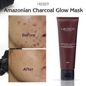 AMAZONIAN CHARCHOAL MASK . MASKER MILENIAL OERONTOK KOMEDO &JERAWAT. .MERATAKAN BOP3NG. BER BPOM