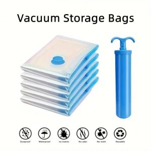 Mini Electric Vacuum Sealer Machine Compressed Bag Travel Bag Pump Space Saving for Clothes Food Organizer
