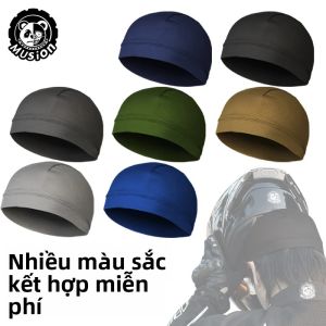 Musion Thiết Kế Ban Đầu Xe Máy Bên Trong Mũ Dành Cho Nam Cao Cấp Co Giãn Thấm Hút Mồ Hôi Thể Thao Ngoài Trời Mũ Polyester